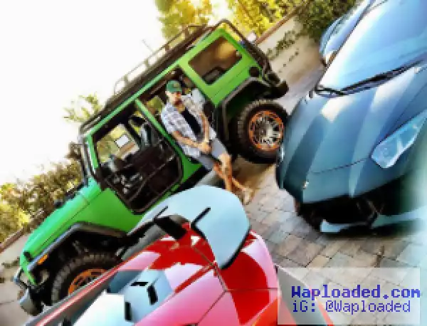 Chris Brown Flaunts His Custom Cars